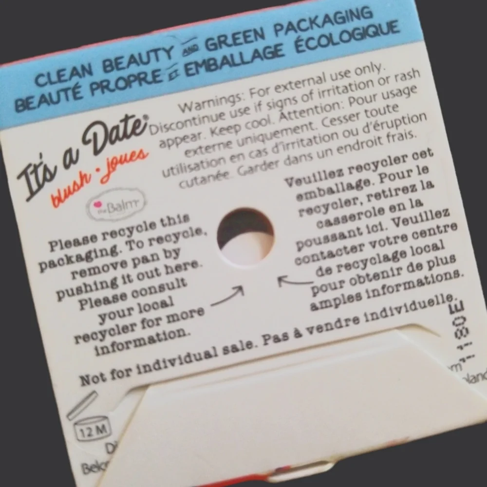 4/25 bundle item. theBalm Blush in It's A Date